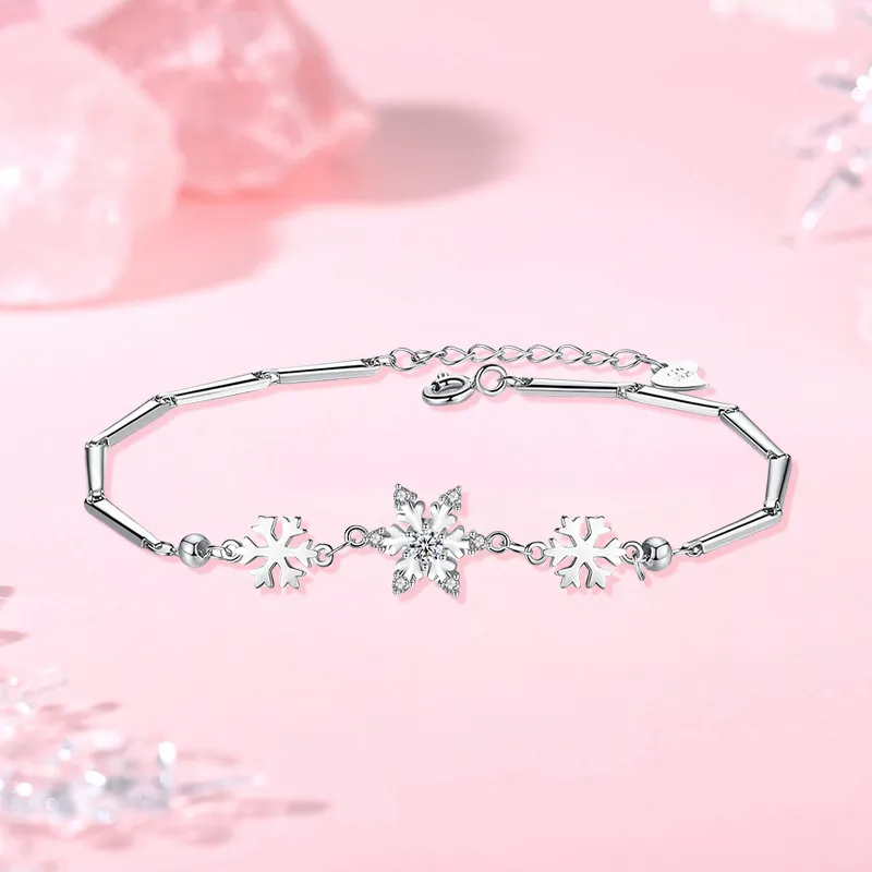 2801 S925 Silver Bracelets Women's-1