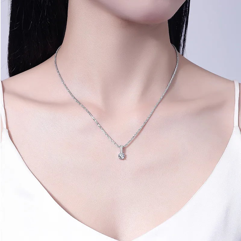 AKAK 925 Sterling Silver Necklaces Unisex-4