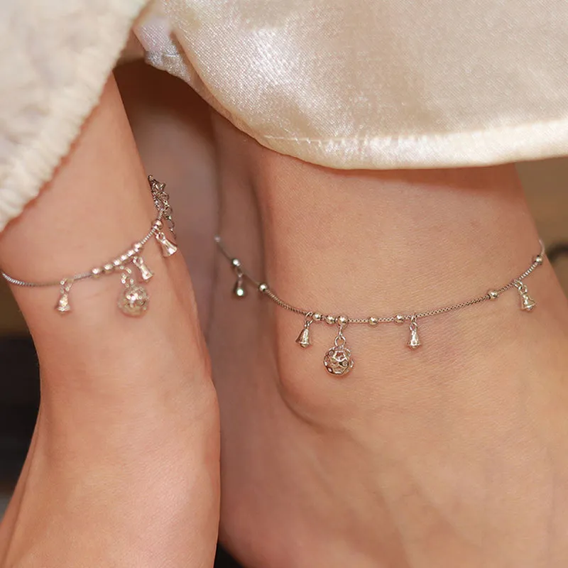 PRP S925 Silver Anklets Women's-4