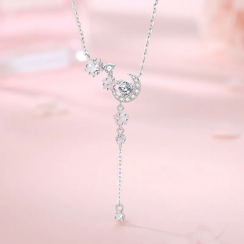 2801 S925 Silver Necklaces Women's-3