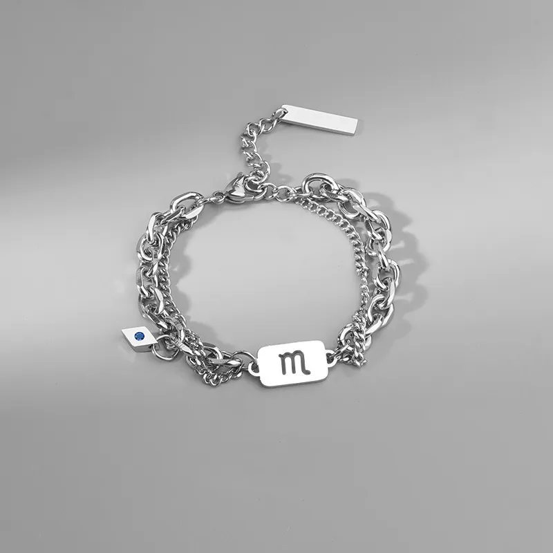 AKAK Titanium Steel Bracelets Unisex-7