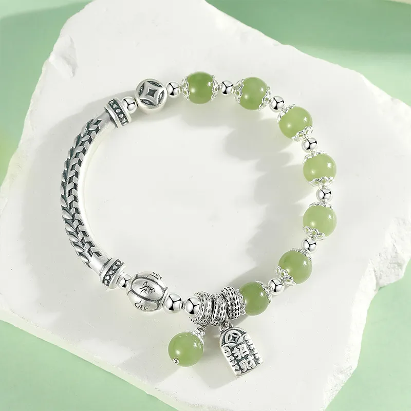 AKAK 925 Sterling Silver Bracelets Unisex-2