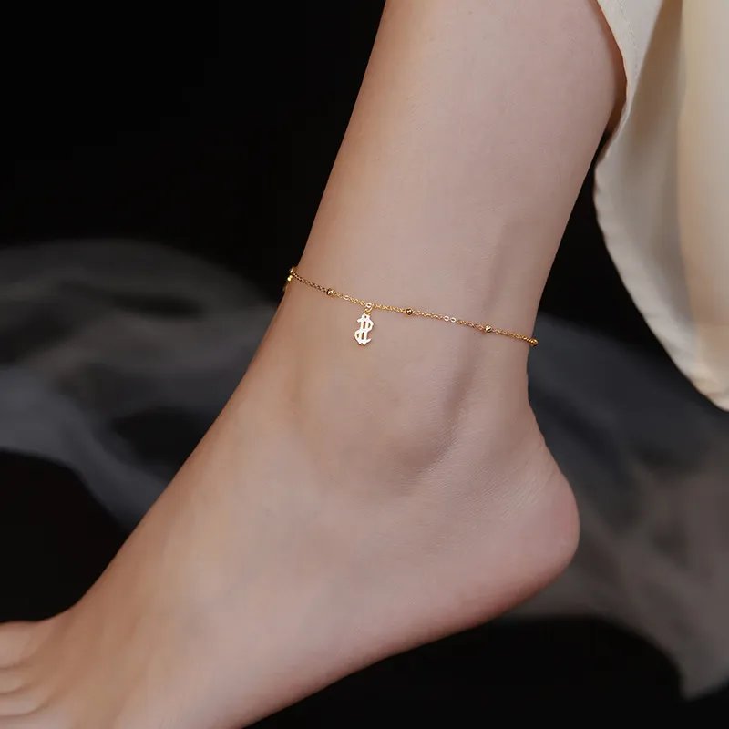 P&N S925 Silver Anklets Women's-2