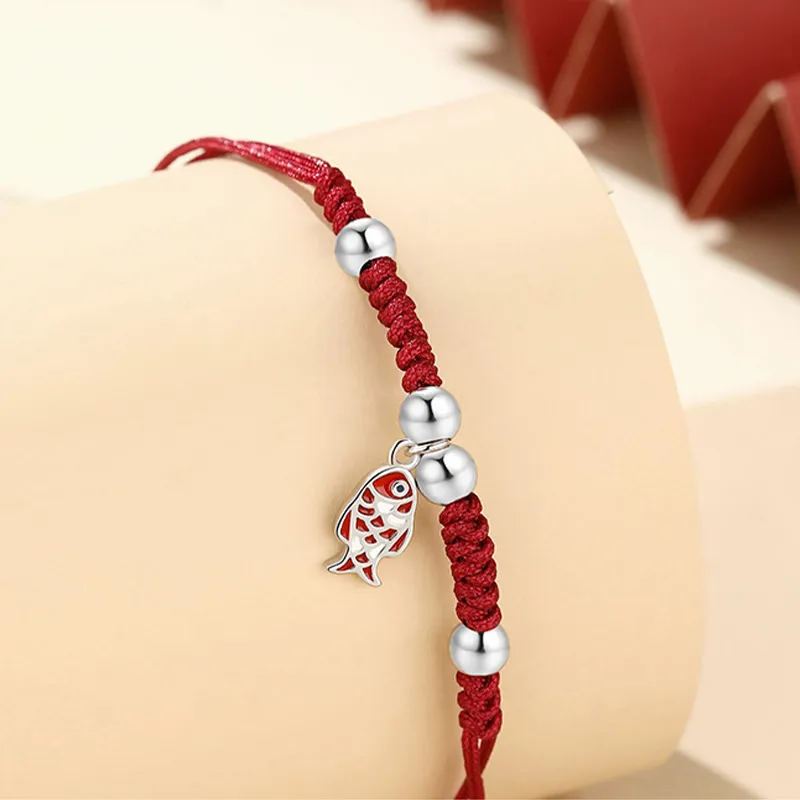 AKAK 925 Sterling Silver Bracelets Unisex-3
