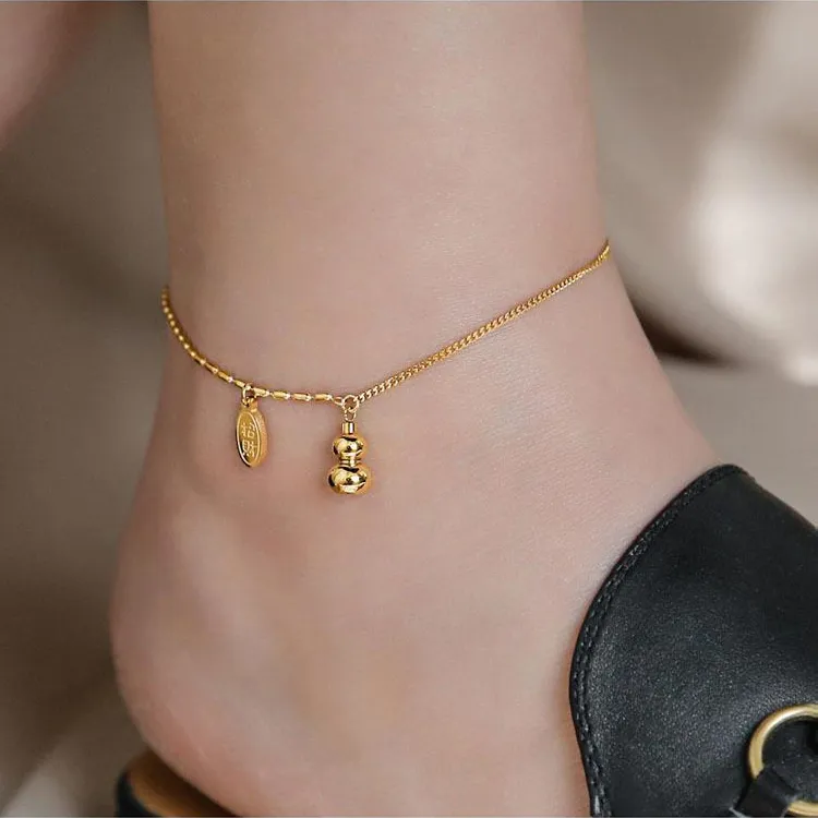 2801 Titanium Steel Anklets Women's-3