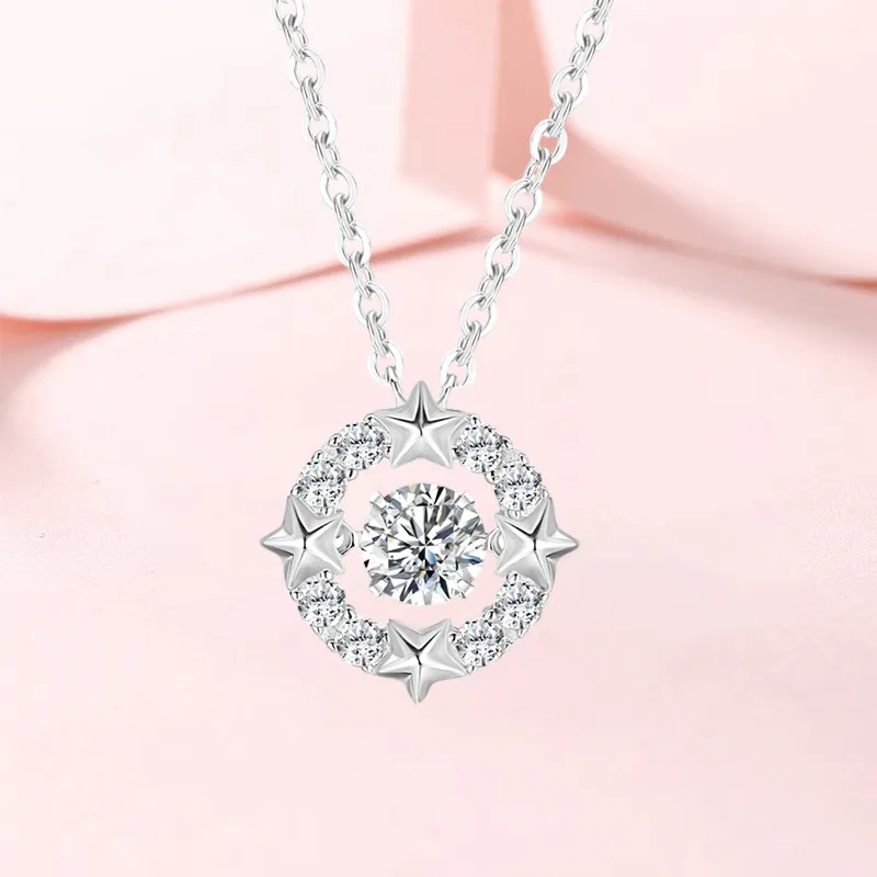 2801 S925 Silver Necklaces Women's-2