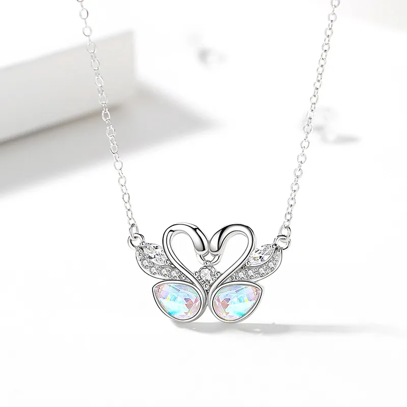 2801 S925 Silver Necklaces Women's-1