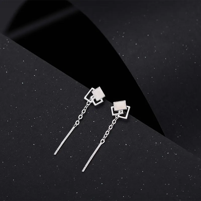 PRP S 999 Fine Silver Drop Earrings Women's-1