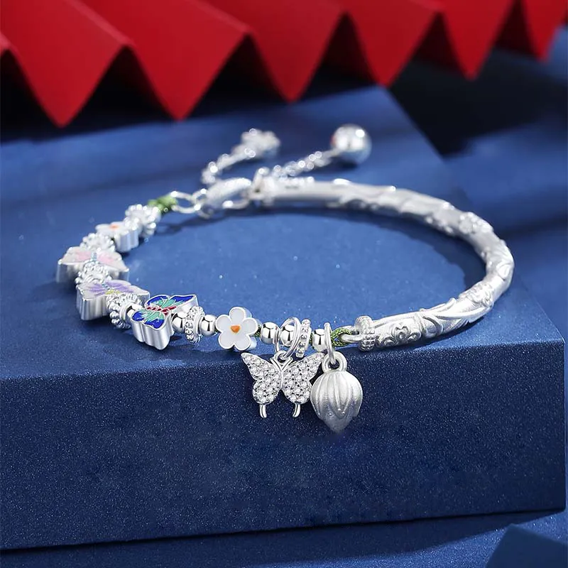 2801 Foot Silver 990 Bracelets Women's-1