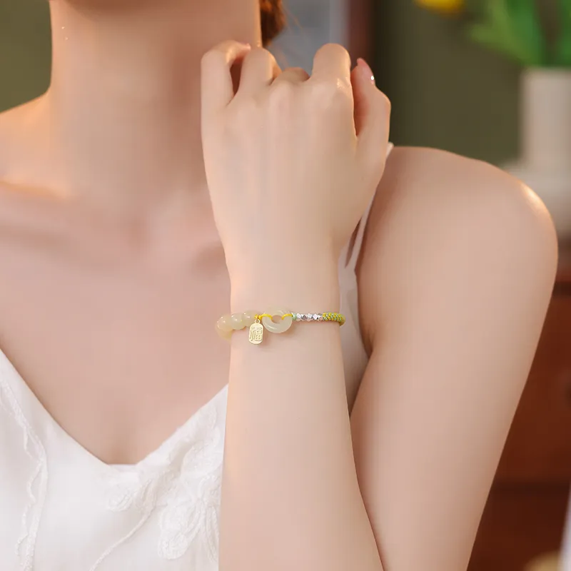 2801 Chalcedony Jade Bracelets Women's-3