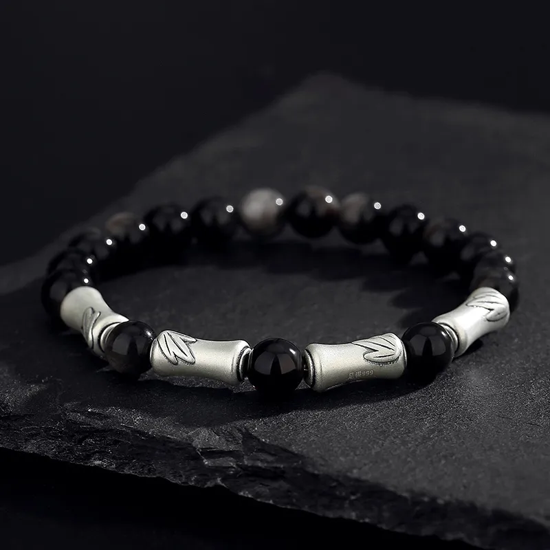 AKAK Sterling Silver Bracelets Unisex-1