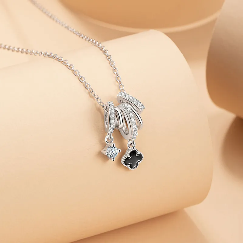 AKAK 925 Sterling Silver Necklaces Unisex-3