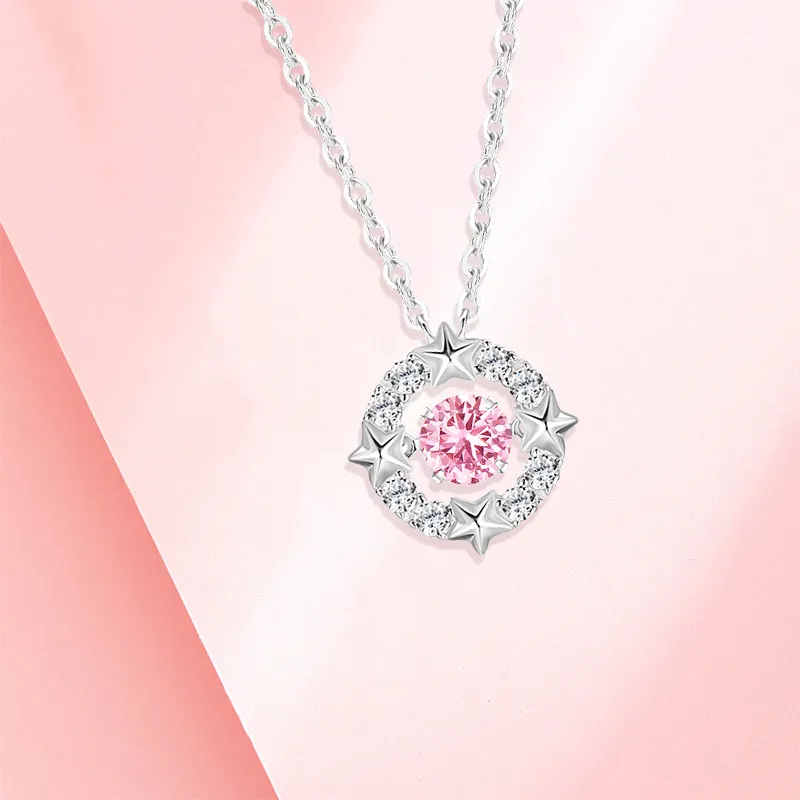 2801 S925 Silver Necklaces Women's-5