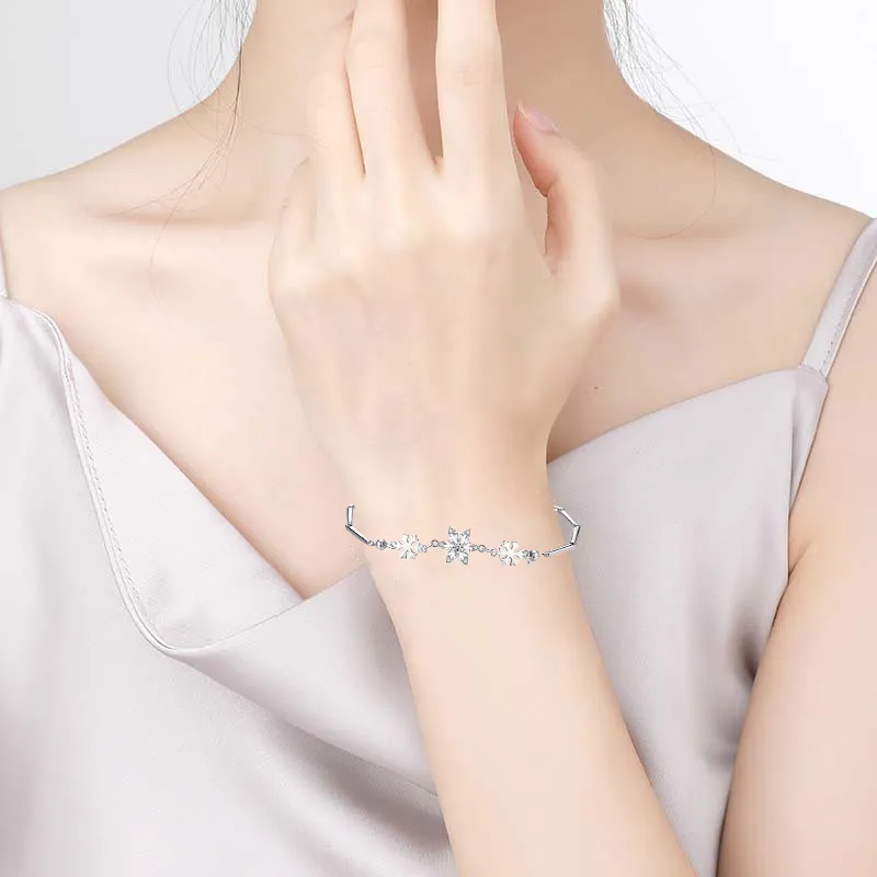 2801 S925 Silver Bracelets Women's-3