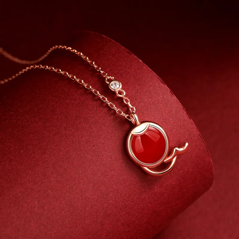 AKAK S925 Silver Necklaces Unisex-3