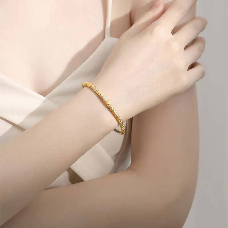 AKAK Sterling Silver Bangles Unisex-4