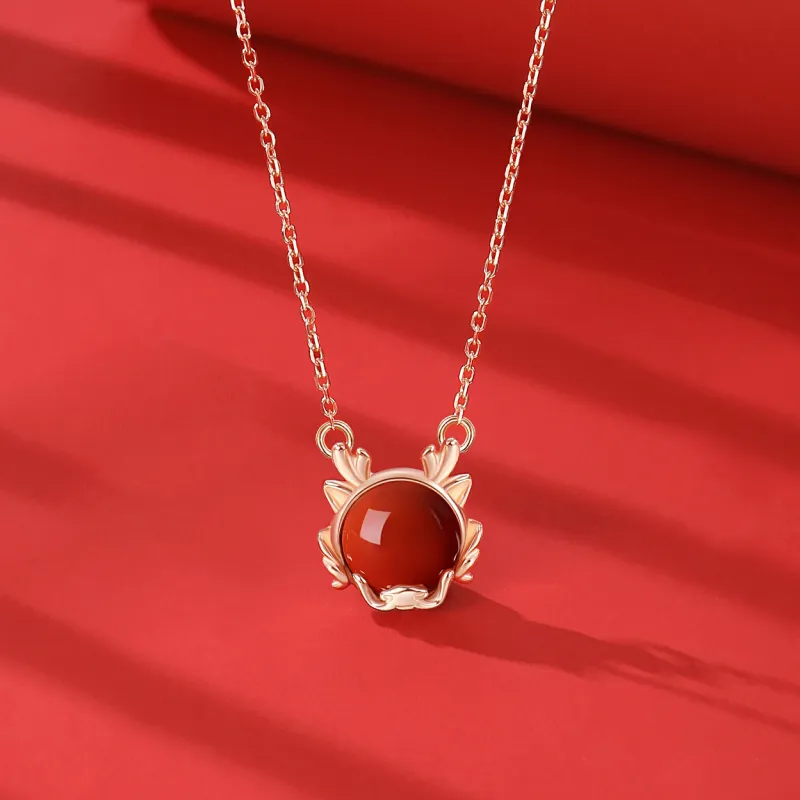 2801 Jade Necklaces Unisex-1