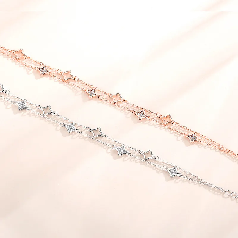 2801 S925 Silver Bracelets Women's-4