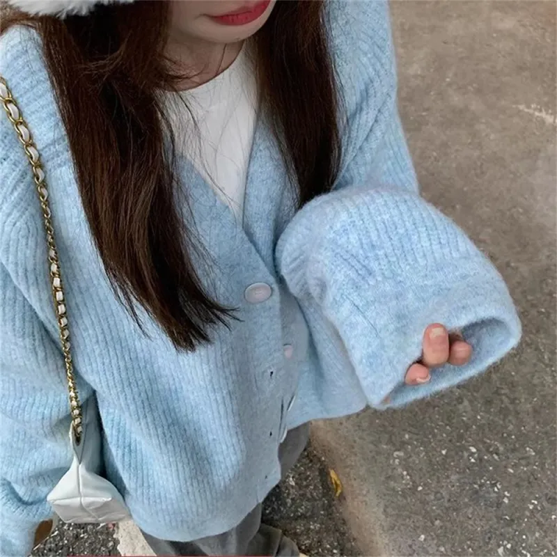 ZWTX STUDIO Knitwear Women's Cream Blue-4