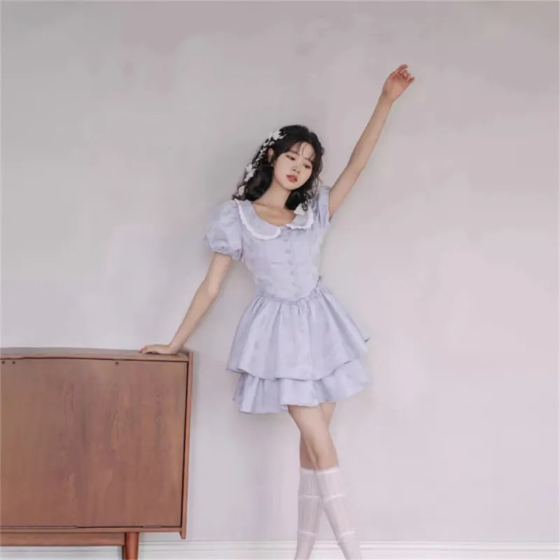 ZWTX STUDIO Short Sleeved Dress Women's-7