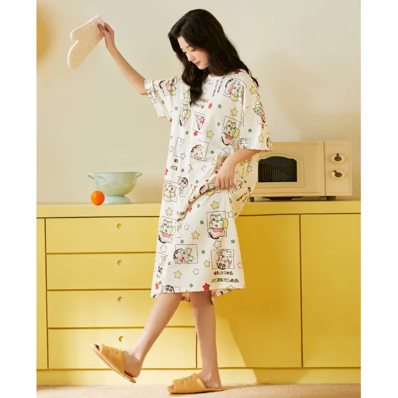 Gongdie x LABIXIAOXIN,LIANMINGKUAN Nightgown Women's Gift Box Set Beige Yellow-4