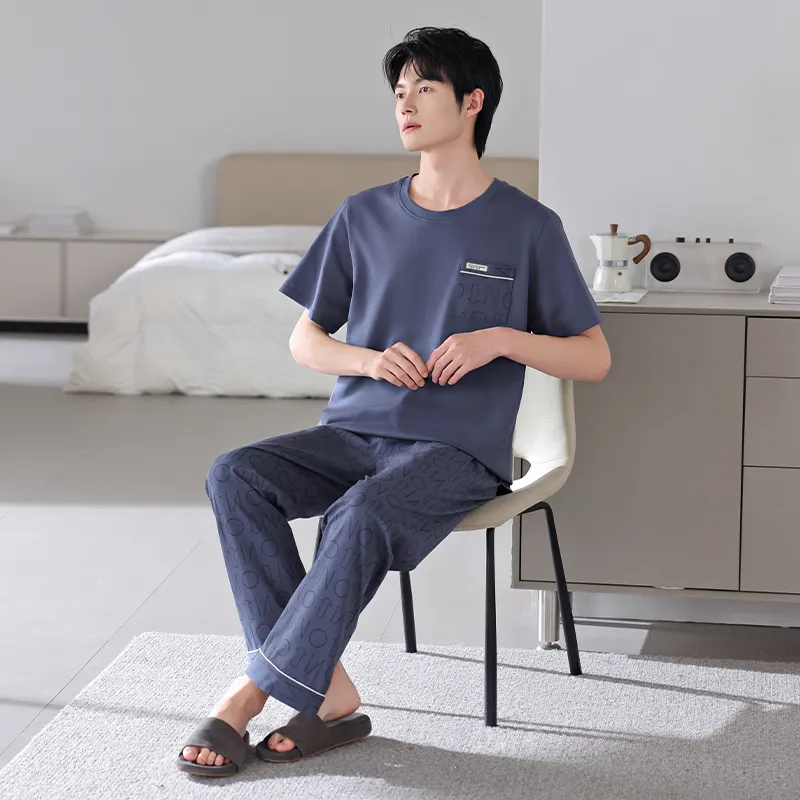 Gongdie Men Pajama Sets-21