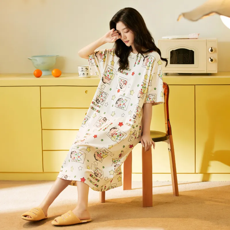 Gongdie x LABIXIAOXIN,LIANMINGKUAN Nightgown Women's Gift Box Set Beige Yellow-1