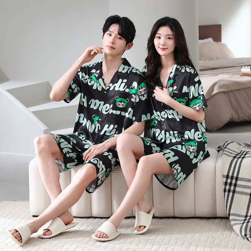 Gongdie x NEZHA,LIANMINGKUAN Pajama Set Unisex Green-9