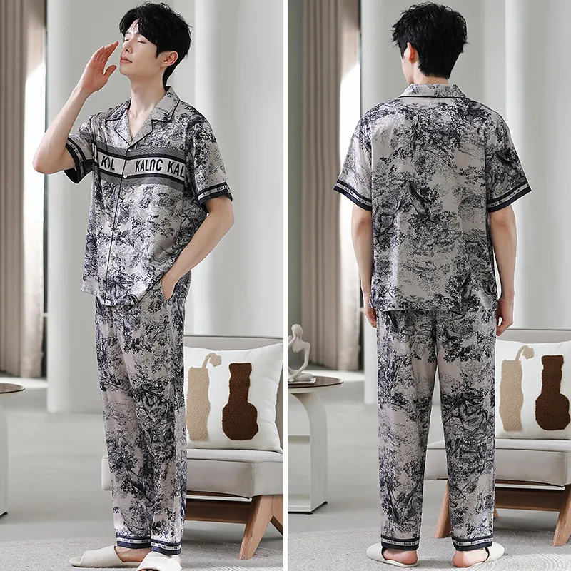 Gongdie Men Pajama Sets-5