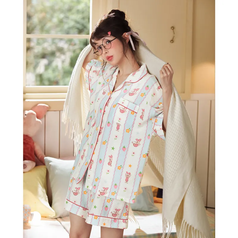Gongdie x Disney Pajama Set Women's Gift Box Set Apricot-3