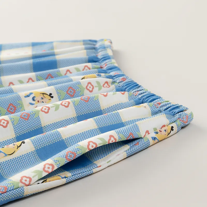 Gongdie x Disney Pajama Set Women's Blue-4