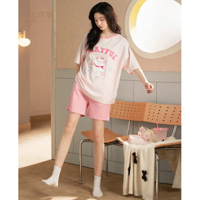 Gongdie x Disney Pajama Set Women's Gift Box Set Pink-4