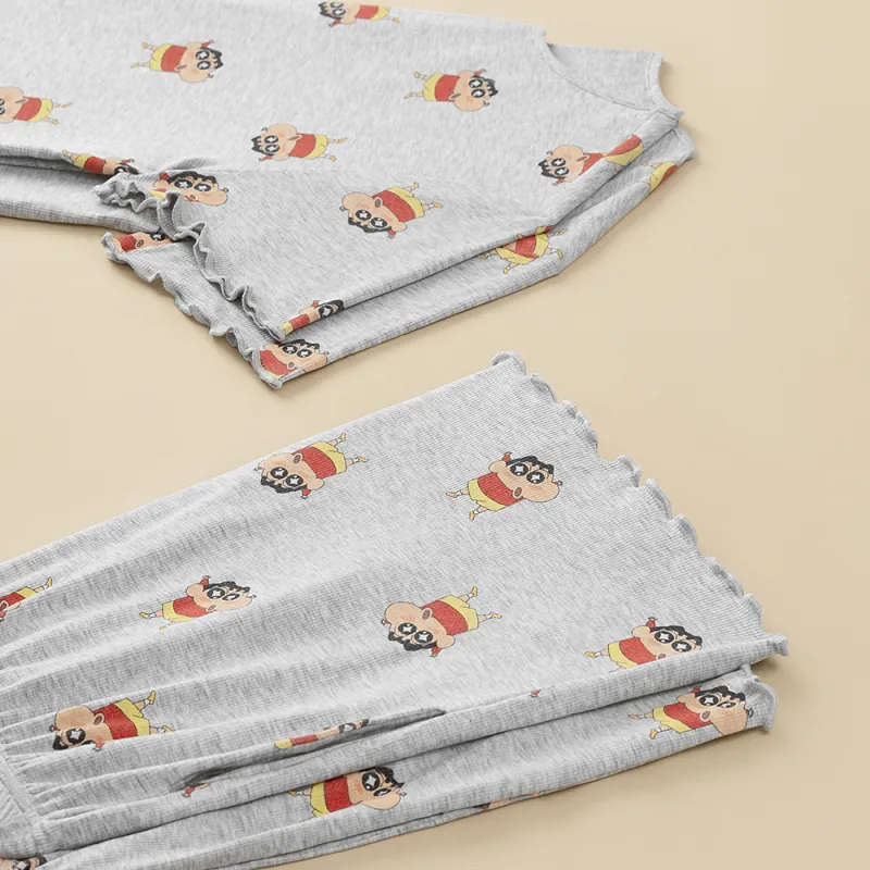 Gongdie x LABIXIAOXIN,LIANMINGKUAN Pajama Set Women's Gift Box Set Gray-2