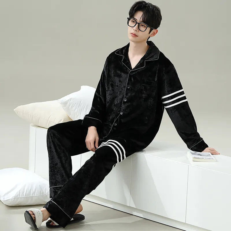 Gongdie Men Pajama Sets-4