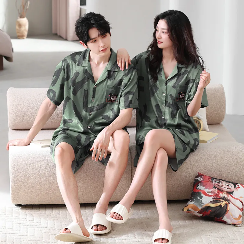 Gongdie x NEZHA,LIANMINGKUAN Pajama Set Unisex Green-9