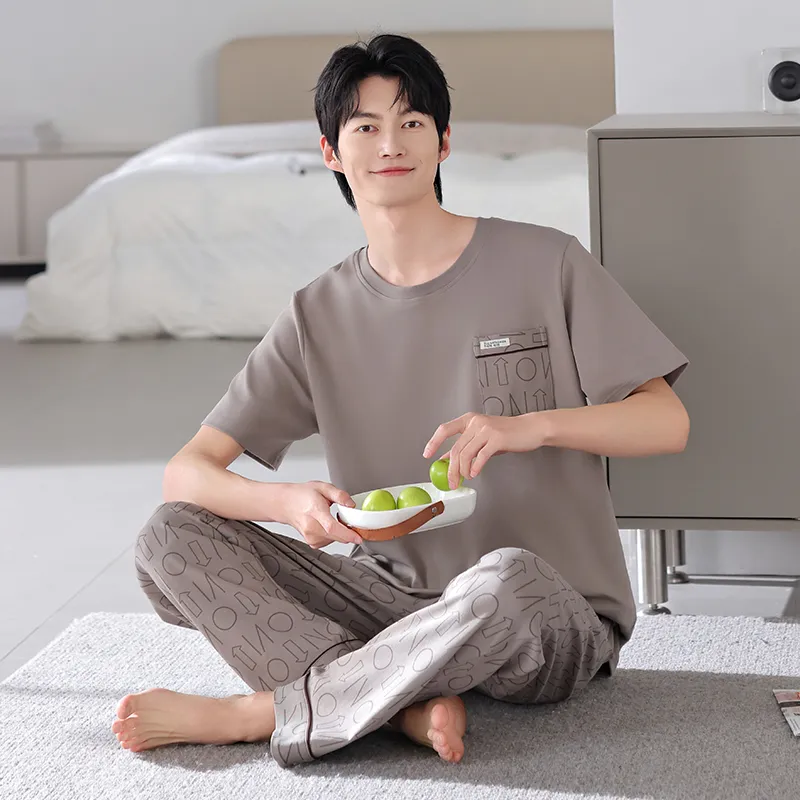 Gongdie Men Pajama Sets-13
