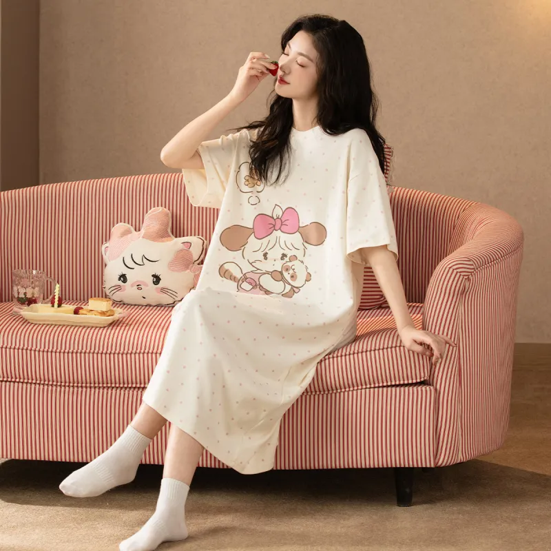 Gongdie x Mikko Nightgown Women's Apricot-4
