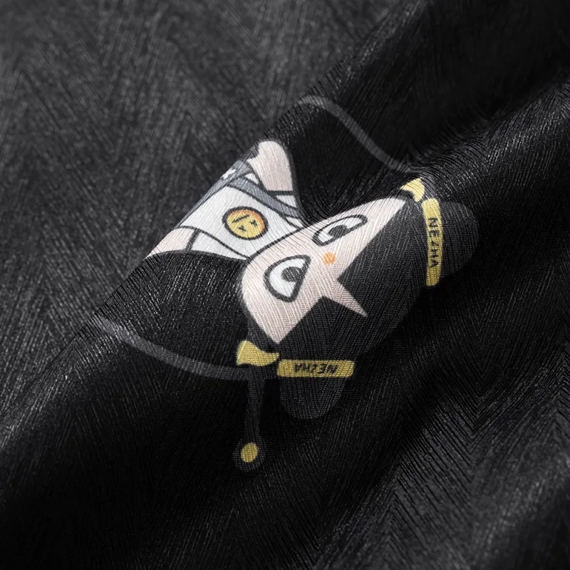 Gongdie x NEZHA,LIANMINGKUAN Pajama Set Unisex Black-7