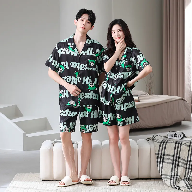 Gongdie x NEZHA,LIANMINGKUAN Pajama Set Unisex Green-10