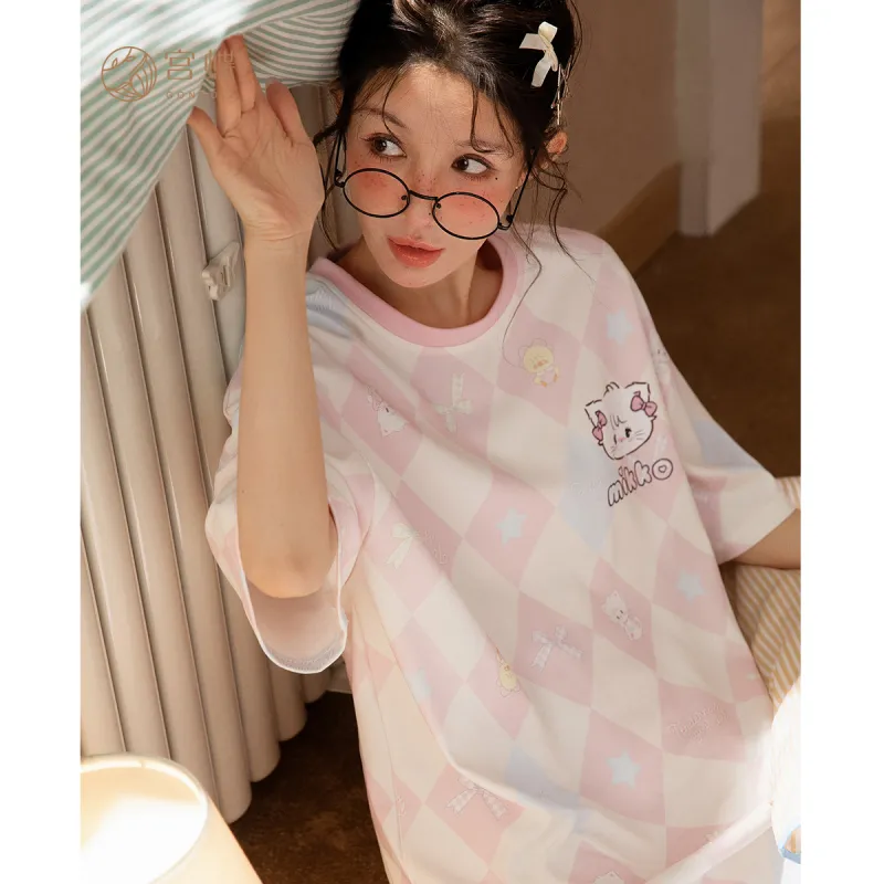 Gongdie x Mikko Nightgown Women's Pink Gift Box Set-4
