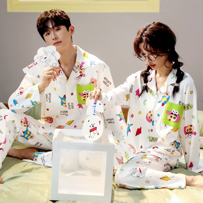Gongdie x Crayon Shinchan Pajama Set Unisex-2