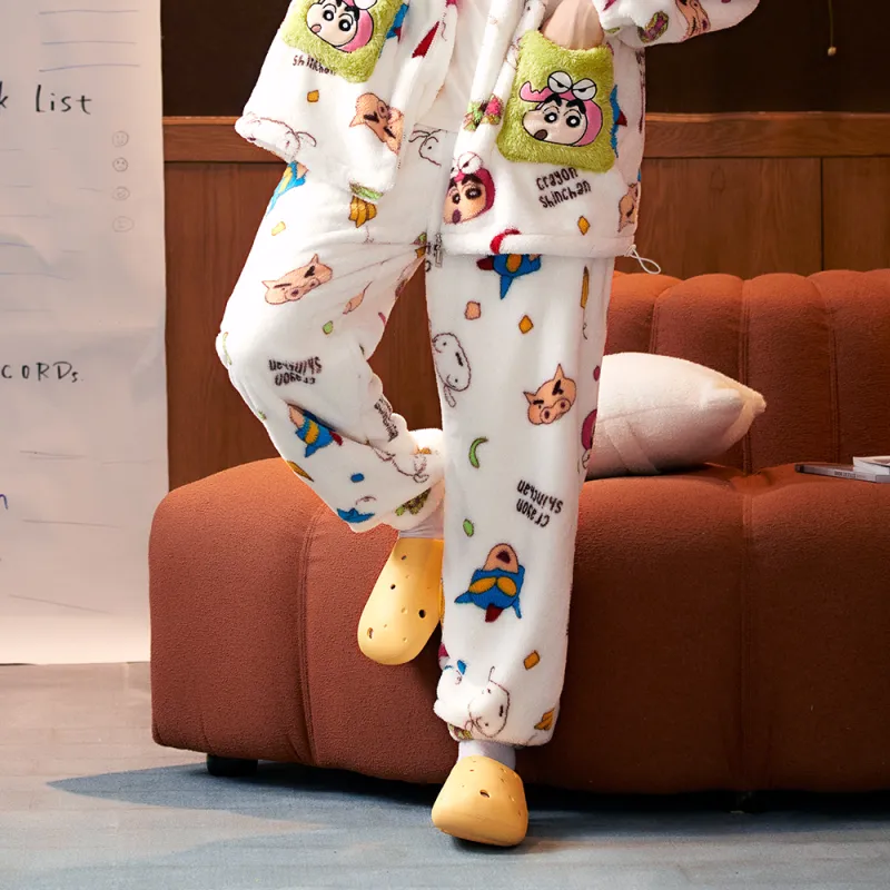 Gongdie x Crayon Shinchan Pajama Pants Unisex-5