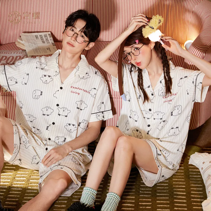 Gongdie x ZAOWUCANXIONGDI,LIANMINGKUAN Pajama Set Unisex-10