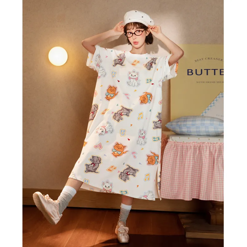 Gongdie x MALIMAO,LIANMINGKUAN Nightgown Women's Gift Box Set White-5