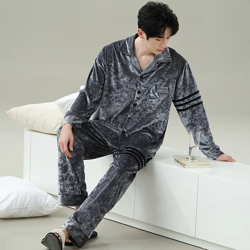 Gongdie Men Pajama Sets-9