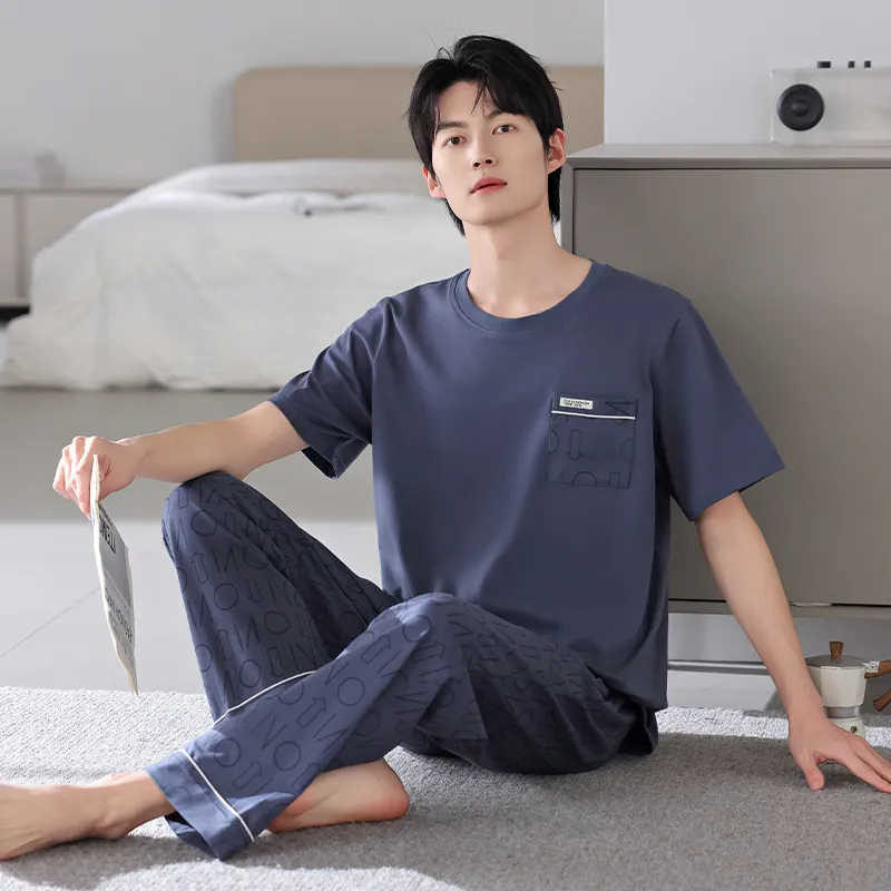 Gongdie Men Pajama Sets-19