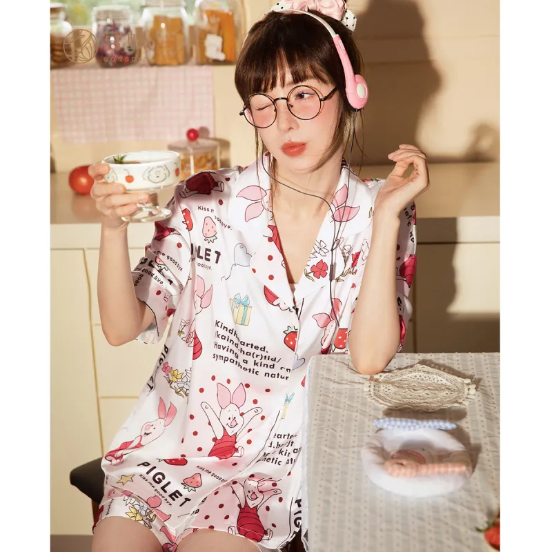 Gongdie x Disney Pajama Gift Box Women's White-3