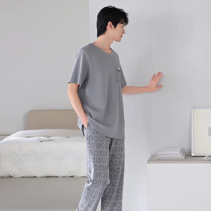 Gongdie Men Pajama Sets-5