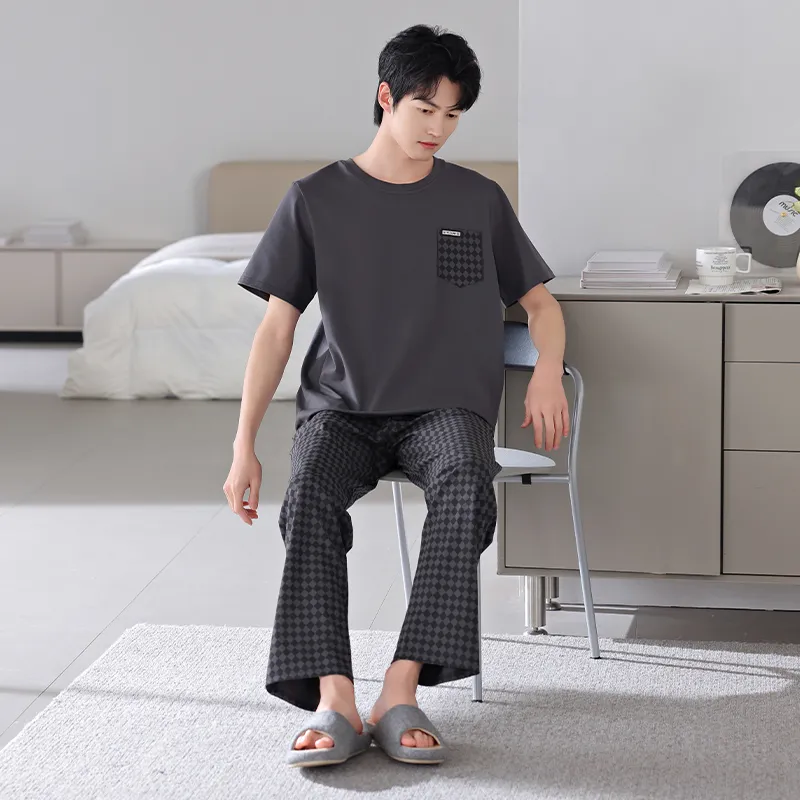 Gongdie Men Pajama Sets-9