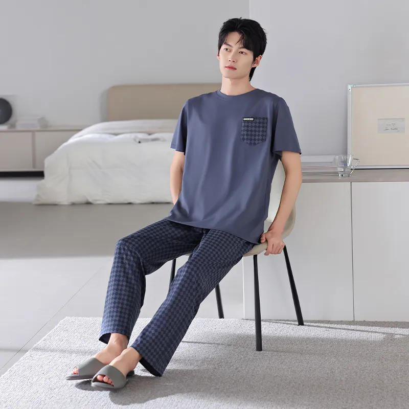 Gongdie Men Pajama Sets-16